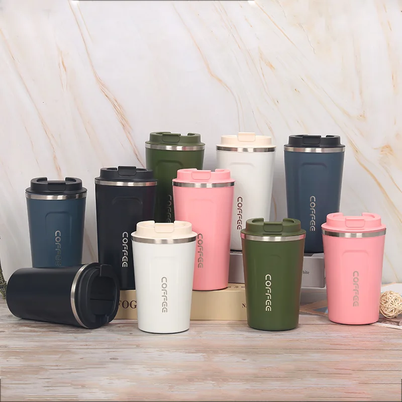 

2020 New Design Popular Customized Mug Double Wall Stainless Steel Coffee Mug Travel Mug Thermos Vacuum Flask, Black/white/pink/green