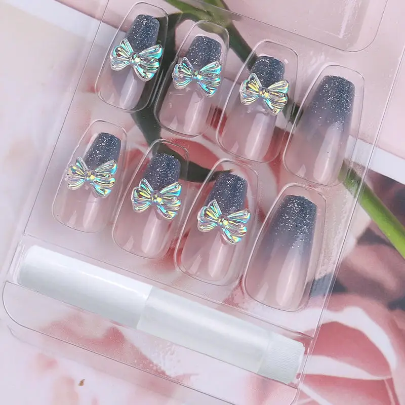 

Reusable Handmade Designer Luxury Custom Press On Nail Packaging Box Wholesale Extra Long Short Best Acrylic Press On Nails