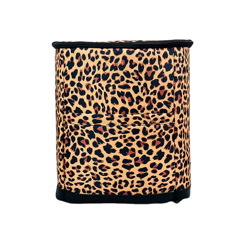 

In Stock Fast Shipping Wild Side Leopard Personalized Travel Cooler Backpack Durable Large Capacity Insulation Bag