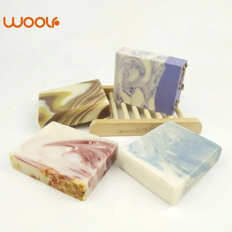 

Herbal Organic Saffron Coconut Milk Facial Skin Cleanse Handmade Soap, Colorful