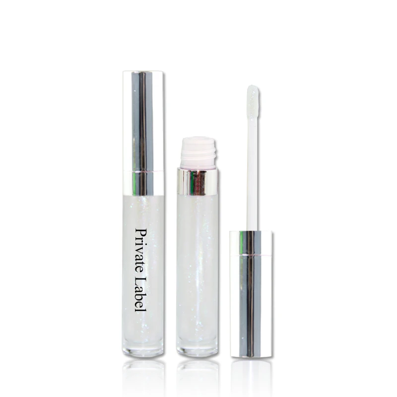 

2021 Hot New product clear lip gloss pearl shining private label 7Ml liquid glimmer lipgloss vendor lip gloss oem