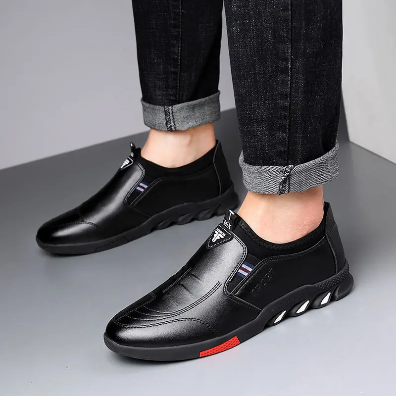

Leather Shoes Men's Shoes Spring 2021 New Men's Business Casual Soft-Soled Non-Slip Breathable All-Match Footwear