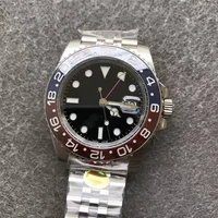 

Top luxury OEM rollex noob pepsi GMT watch noob 116719 GMT II noob diver watch 3186 movement Watch