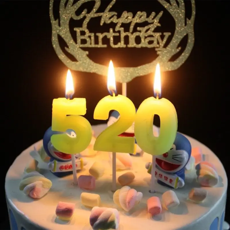 Tall Thin First Fireworks Birthday Candle Party Buy Singing Age Wax Birthday Cake Shaped