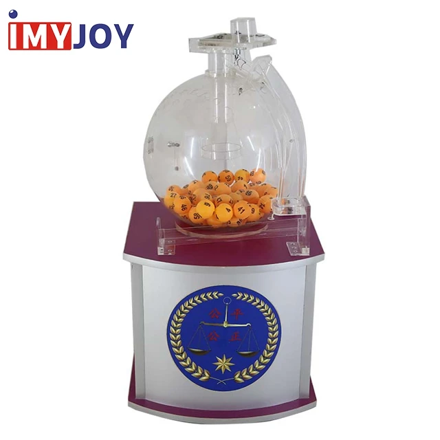 

Wholesale high quality air blowing bingo machine jet air lucking number packing machine, Pink