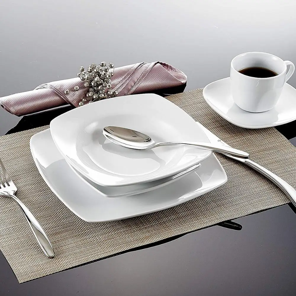 Saudi Arabia Porcelain Set! 20pcs Square Porcelain Dinner Set