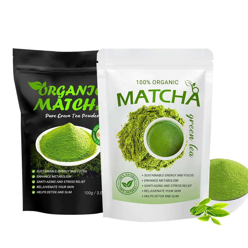 

Organic Matcha Powder Private Label 100% Natural Pure Organic Green Tea Matcha Powder