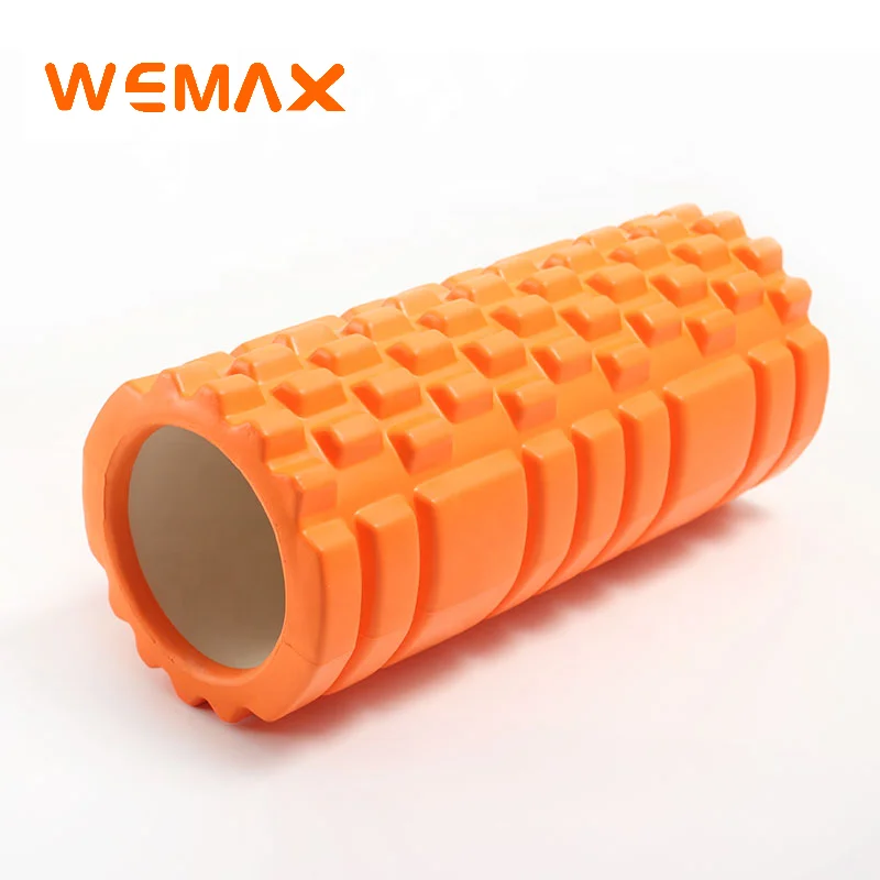 

WEMAX custom foam roller yoga fitness rodillo de espuma camo back muscle massage black eva hollow foam rollers, Orange,green,pink,red,blue,black