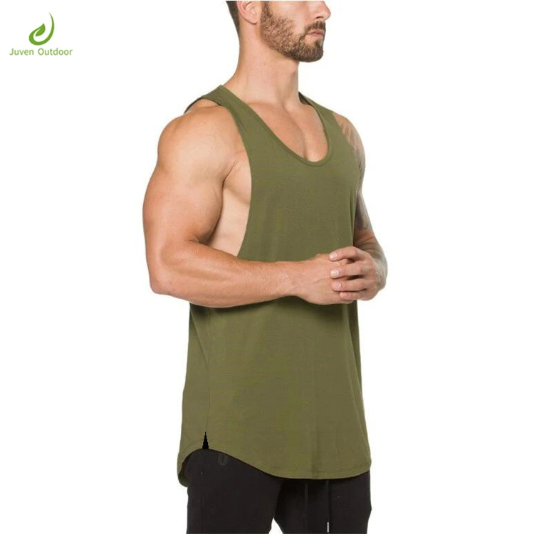 

Bodybuilding sleeveless sweat tank top men wearing, Customized color