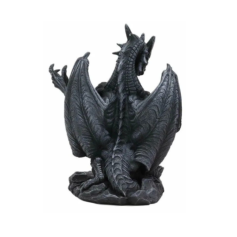 Polyresin Ancient Dragon Cell Phone Holder Home Decor Statue - Buy ...