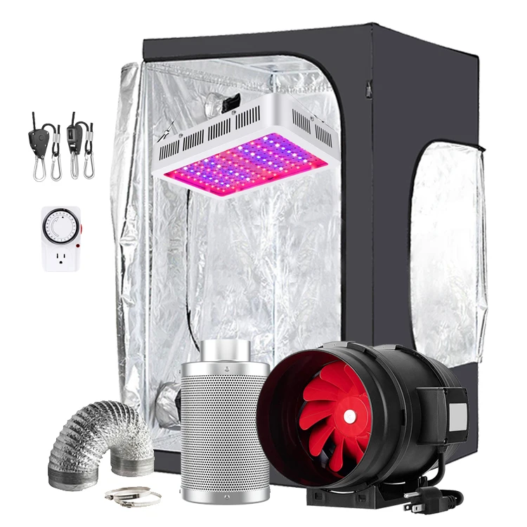 

Fast Supplier Garden Mini Indoor Grow Tent Complete Kit With Duct Fan Growing Grow Room Plant Use