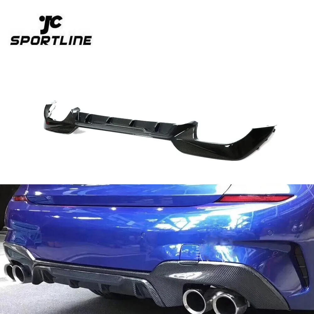 

Carbon Fiber G20 M340i Rear Bumper Lip Spoiler for BMW 3 Series M340i x Drive 2019-2021