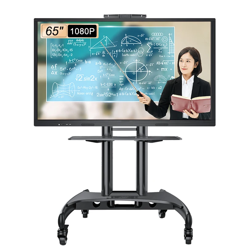 

Movable 86 Inch Touch Screen Pc All In One 3 32gb 65 Inch Interactive Whiteboard Setup For Education