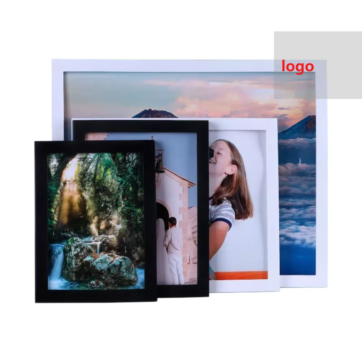 Black White Creative Office Picture Photo Frame With Mat For Wall Decor Buy Picture Photo Frame Plastic Photo Frame Photo Frame Product On Alibaba Com