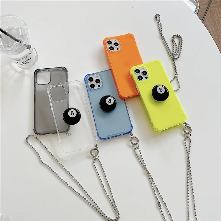 

Necklace Phone Cover for iPhone Xr/Xs/Xs Max/11/11 PRO/11 12 PRO Max Handy TPU Phone Case with Bracket