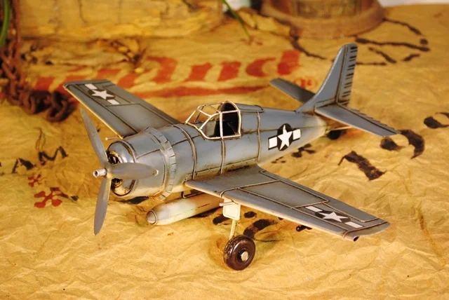 工艺礼品铁飞机微型模型