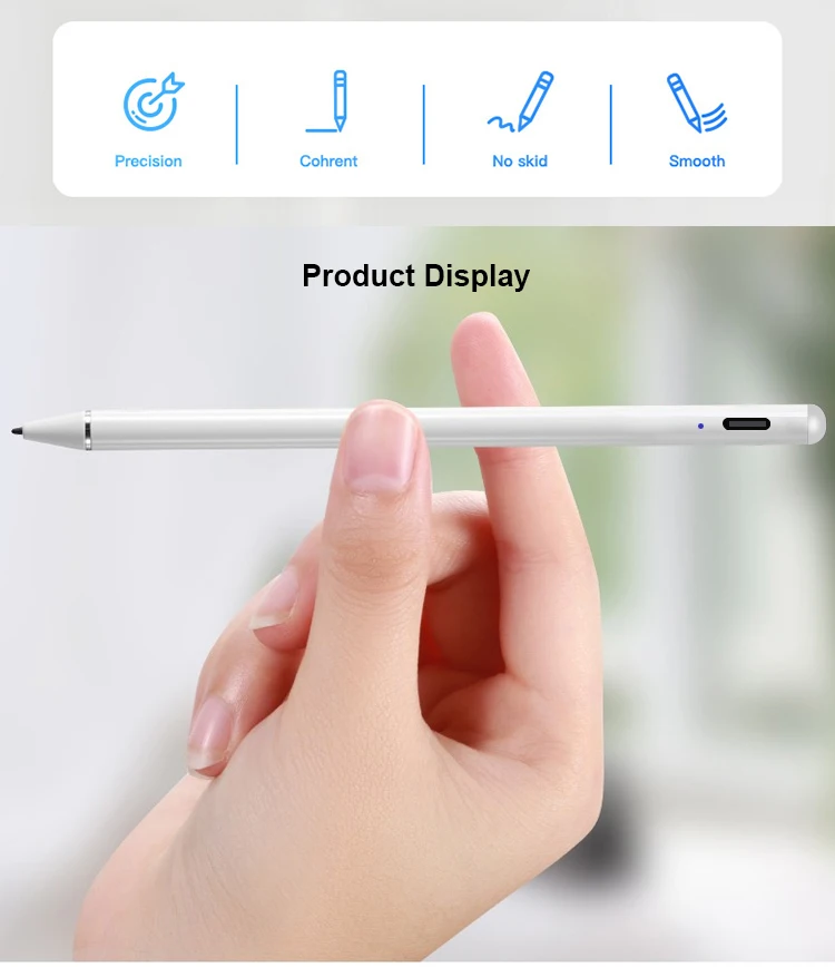 Aluminum Alloy Active Stylus Pen 2nd Gen For Apple Ipad 20182020