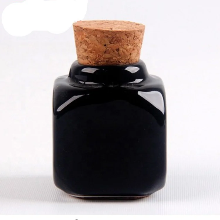 
Nail Art Can Acrylic Nails Dappen Dish Deramic Cup Square White and Black 
