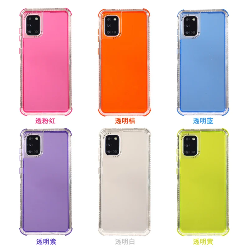 

Celulares For Samsung Galaxi S21 Clear Sublimation Clear Case For Samsung S21 Ultra A32 A72 A52 A21S A12 Bumper Case Back Cover