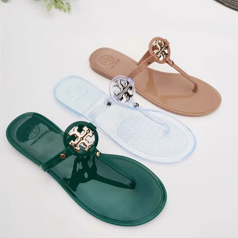 

Summer footwear 2021 fashion jelly ladies flip flop l beach slippers Luxury Mini Miller Flip Flop Slipper Beach Outdoor Slipper, 8 color