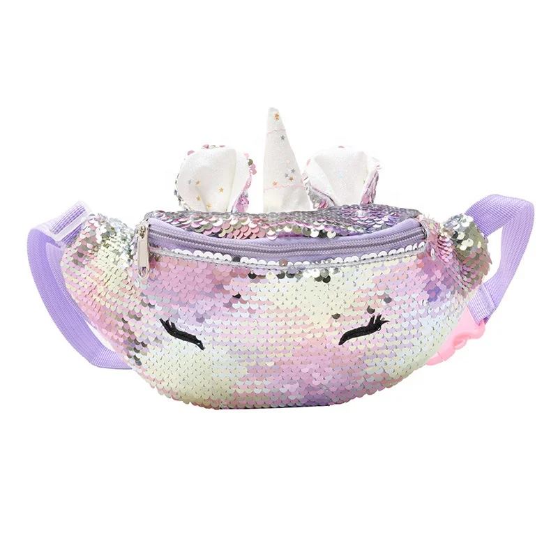 

Custom Colorful Fashion Large Capacity Sequin Waist Bag For Daily Use