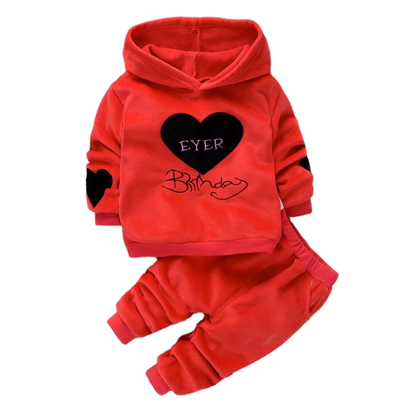 

Children Girls Boys Clothing Set Baby Spring Cotton Long Sleeve T Shirt Pants Suit