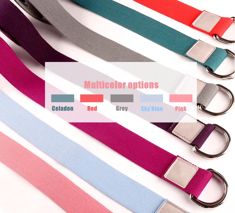 

Adjustable Stretch Band Fitness Elastic Cotton Sports Exercise Resistance Pilates Yoga Stretch Band Yoga Strap, Customized color