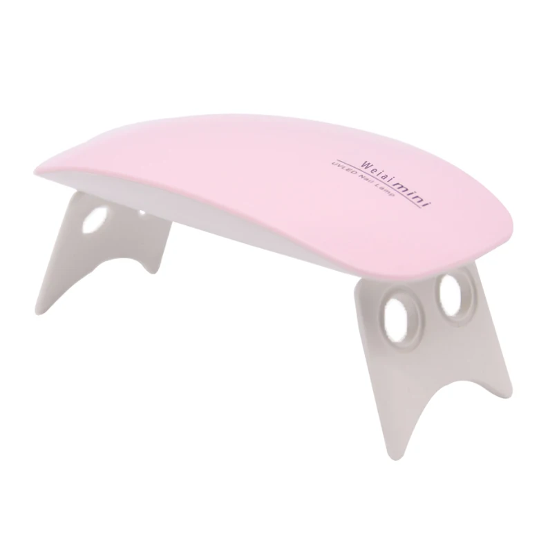 

Hot Selling 2021 6W Sun light Mini Uv Nail Lamp Gel Polish Nail Dryer, Pink/white