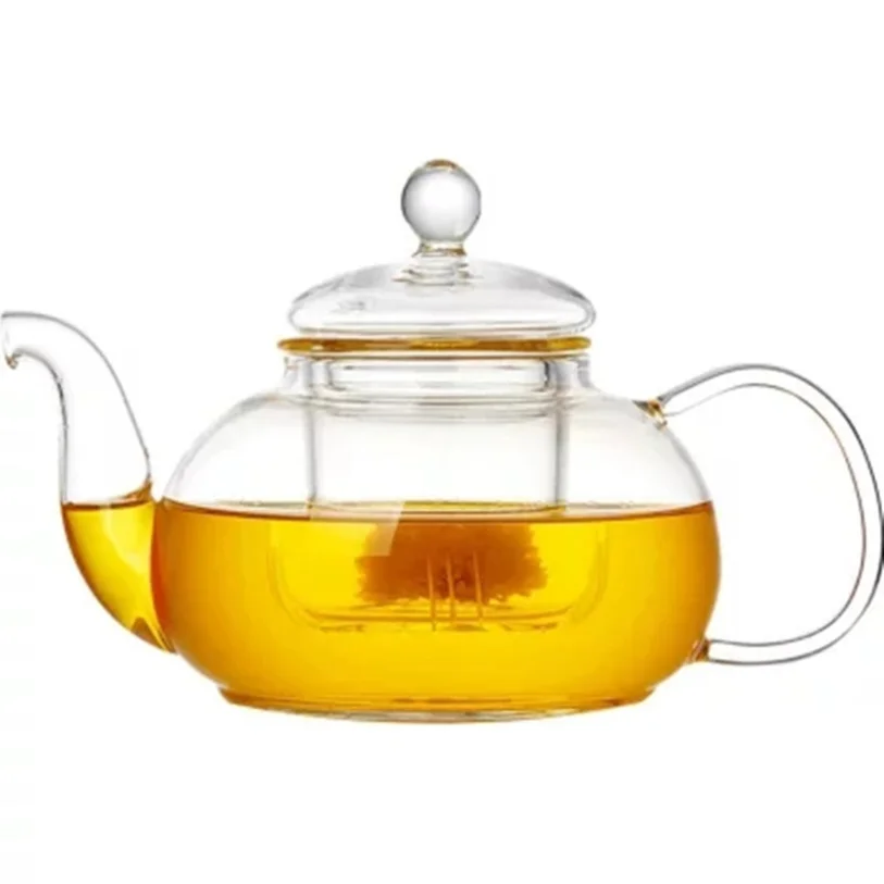 

800ml Heat Resistant high borosilicate glass tea set water pot pitcher with filter