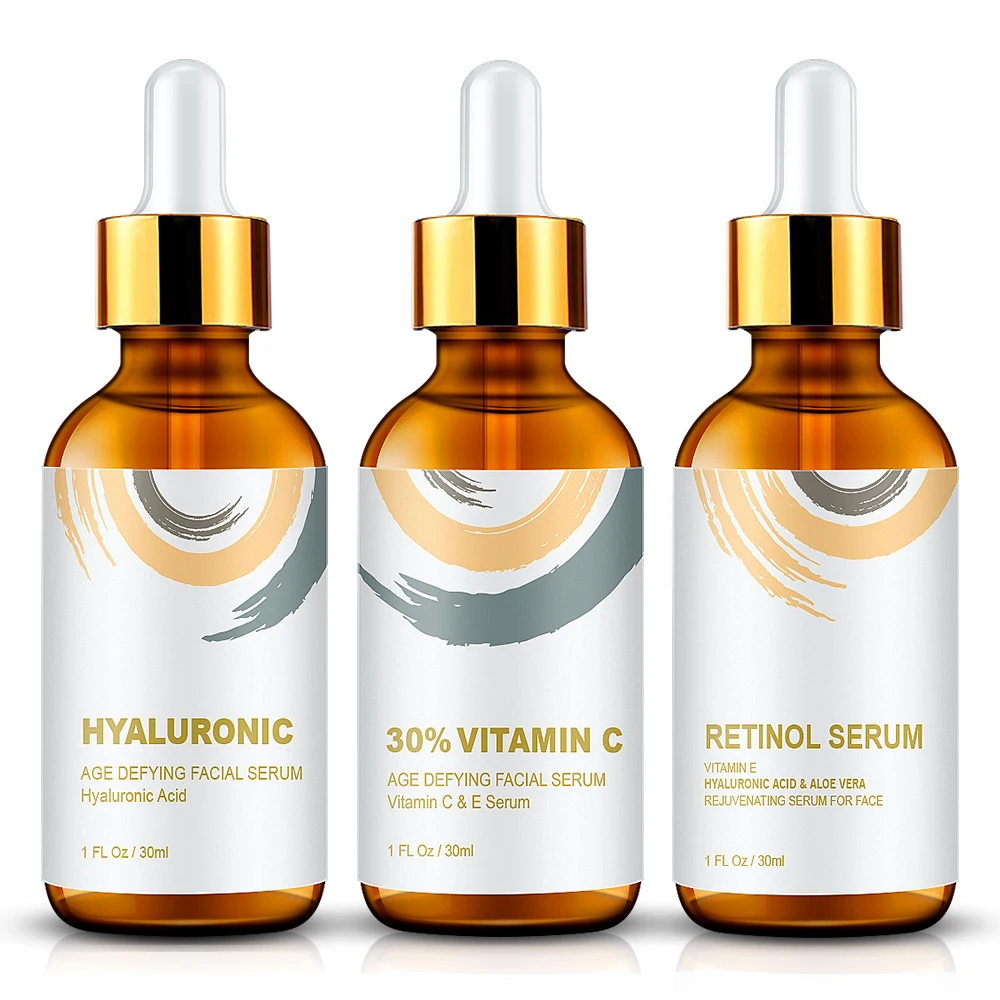 

OEM custom Envisha High Quality Skin Care Anti Aging Moisturizing Retinol Hyaluronic Acid Vitamin C face Serum
