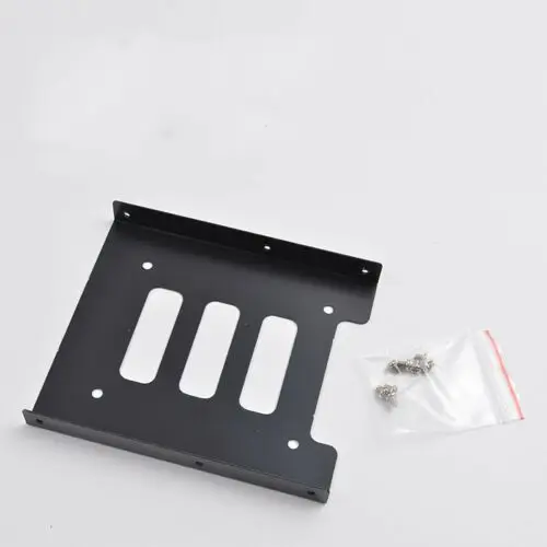 

Black 2.5" SSD to 3.5" Bay Hard Drive HDD Mounting Dock Tray Bracket Adapter