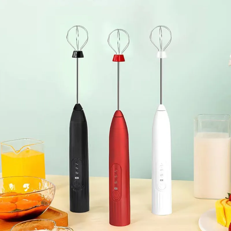 

CXT089 Multifunctional Usb Rechargeable Mini Egg Whisk Mini Egg Stirring Mini Egg Beater Usb Rechargeable Coffee Blender, 4 colors