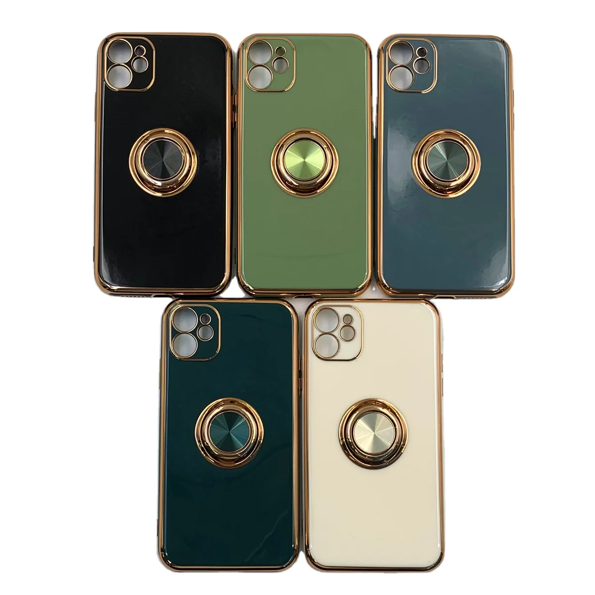 

High quality designer blank luxury cell phone case customized with ring