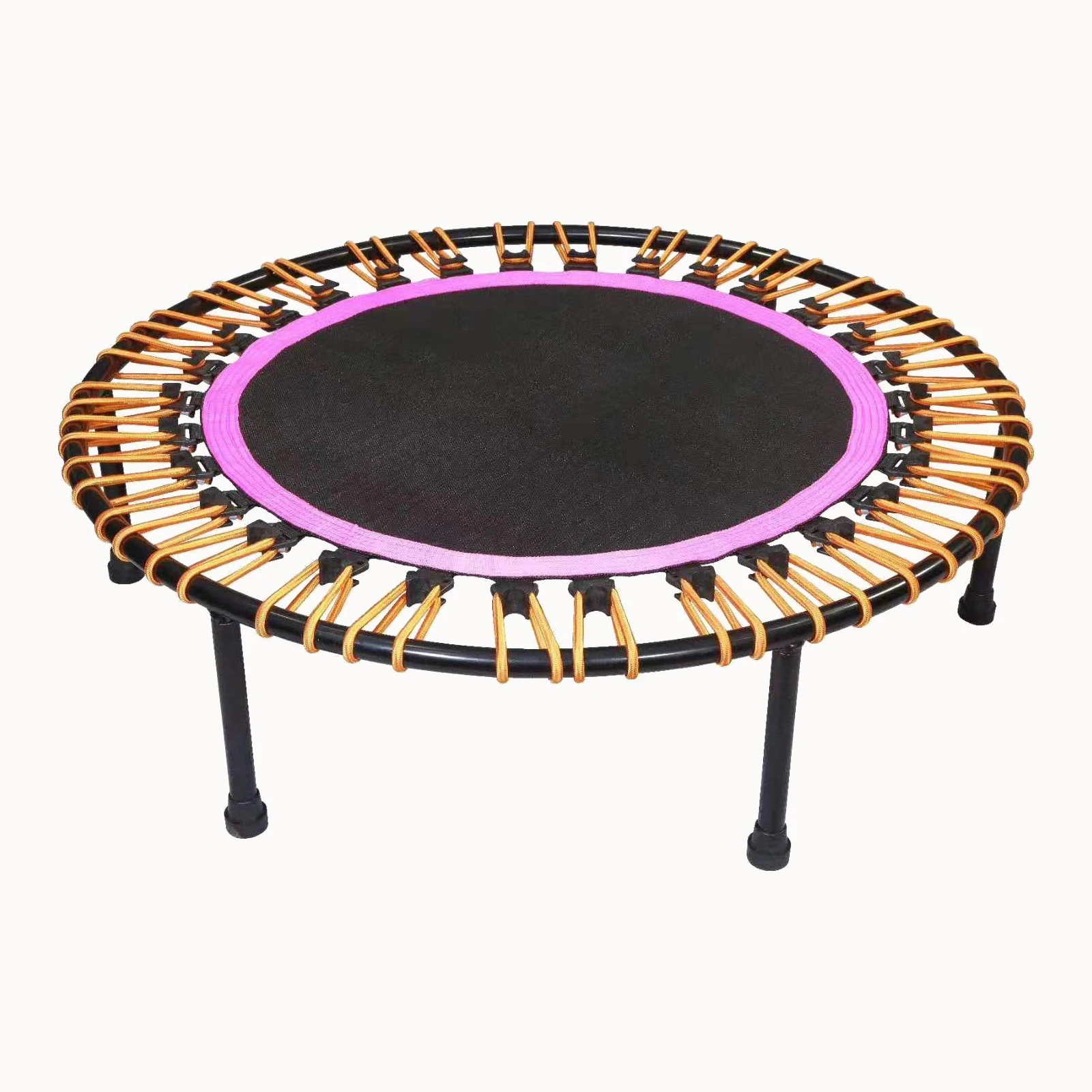 Elastic Power Brand Hexagon Fitness Trampoline With Handle For Gym