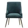 /product-detail/modern-fashionable-mid-back-upholstered-velvet-fabric-chromed-metal-legs-leisure-armchair-62334641516.html