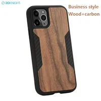 

New design 2019 real wood carbon business style phone case for iphone 11 pro max phone case cover oem odm custom factory