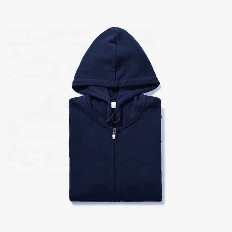 

Zip Hoodie Wholesale Custom Design Unisex Cotton Leisure Zip Up Hoodie