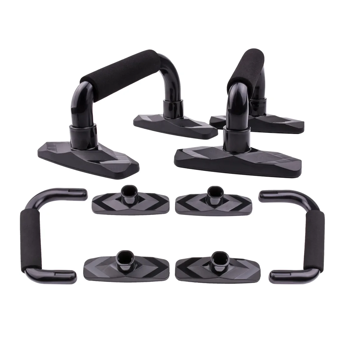 

Black abdominal wheel set abdominal device home men's abdominal muscle equipment office fitness