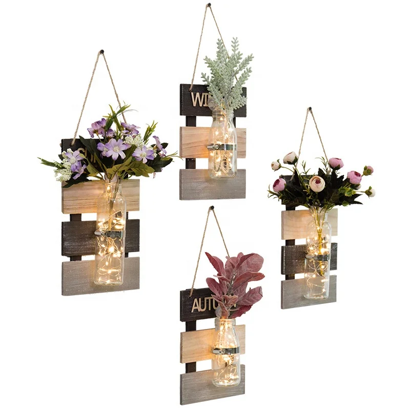 

Ins popular dessert shop milk tea store creative ornaments hair salon small fresh decorations wall hanging hydroponic vase
