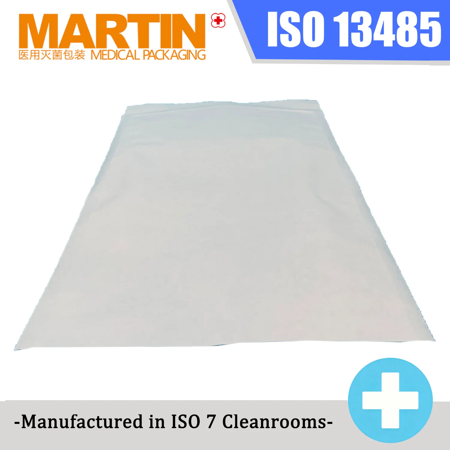 Flat Heat-Sealable EO Sterilized Tyvek PE/PET Laminate Sterilization Pouches Indicators Disposable Tube Bags for Medical