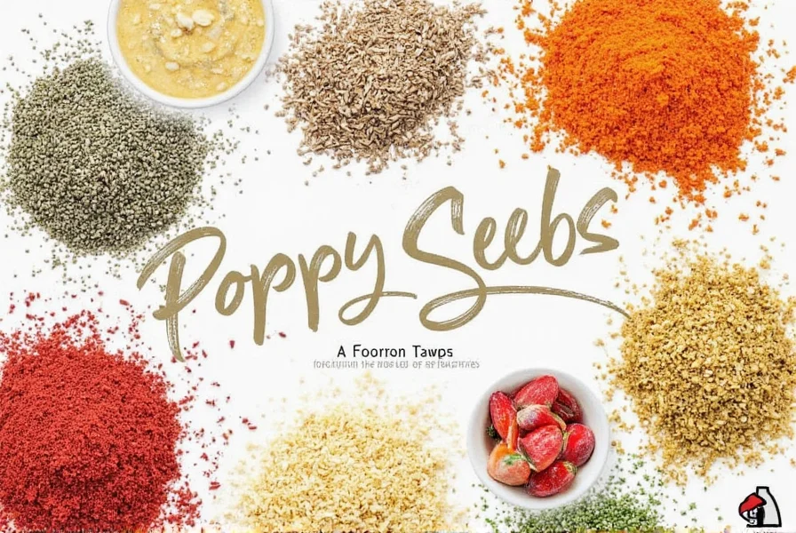 Poppy seeds in a store