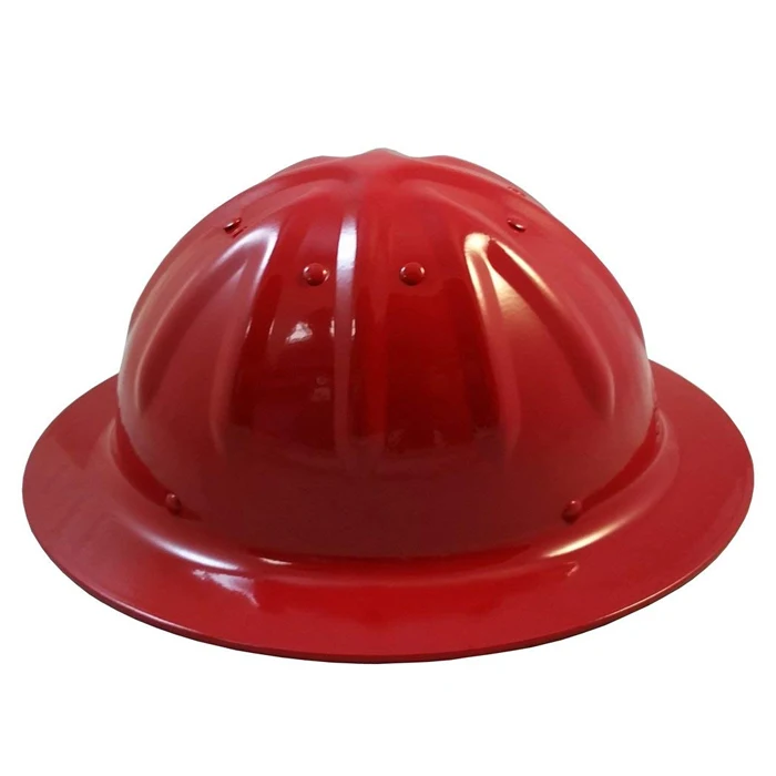 
Full brim aluminium hard hat construction safety helmet industrial lightweight cowboy hat helmet 