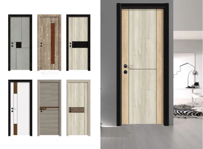 Latest Design Waterproof Plywood Interior Wooden Door With Solid Core