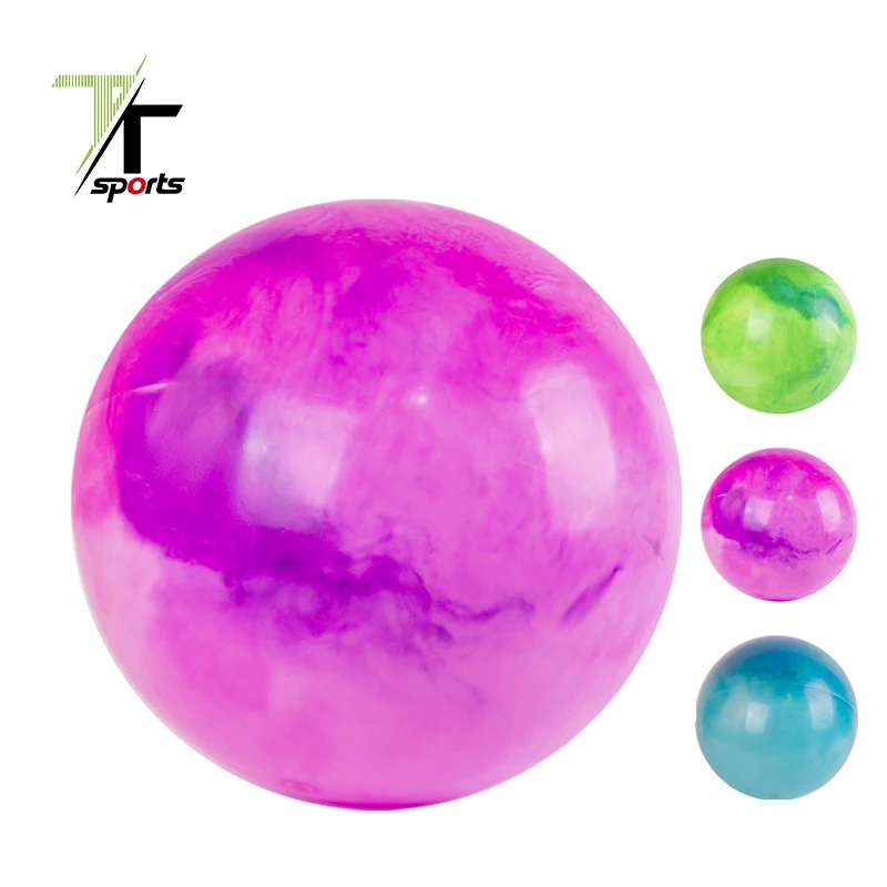 

TTSPORTS Inflatable Colorful Exercise Ball with Quick Pump, Stability Fitness Ball for Core Strength, Multi colors