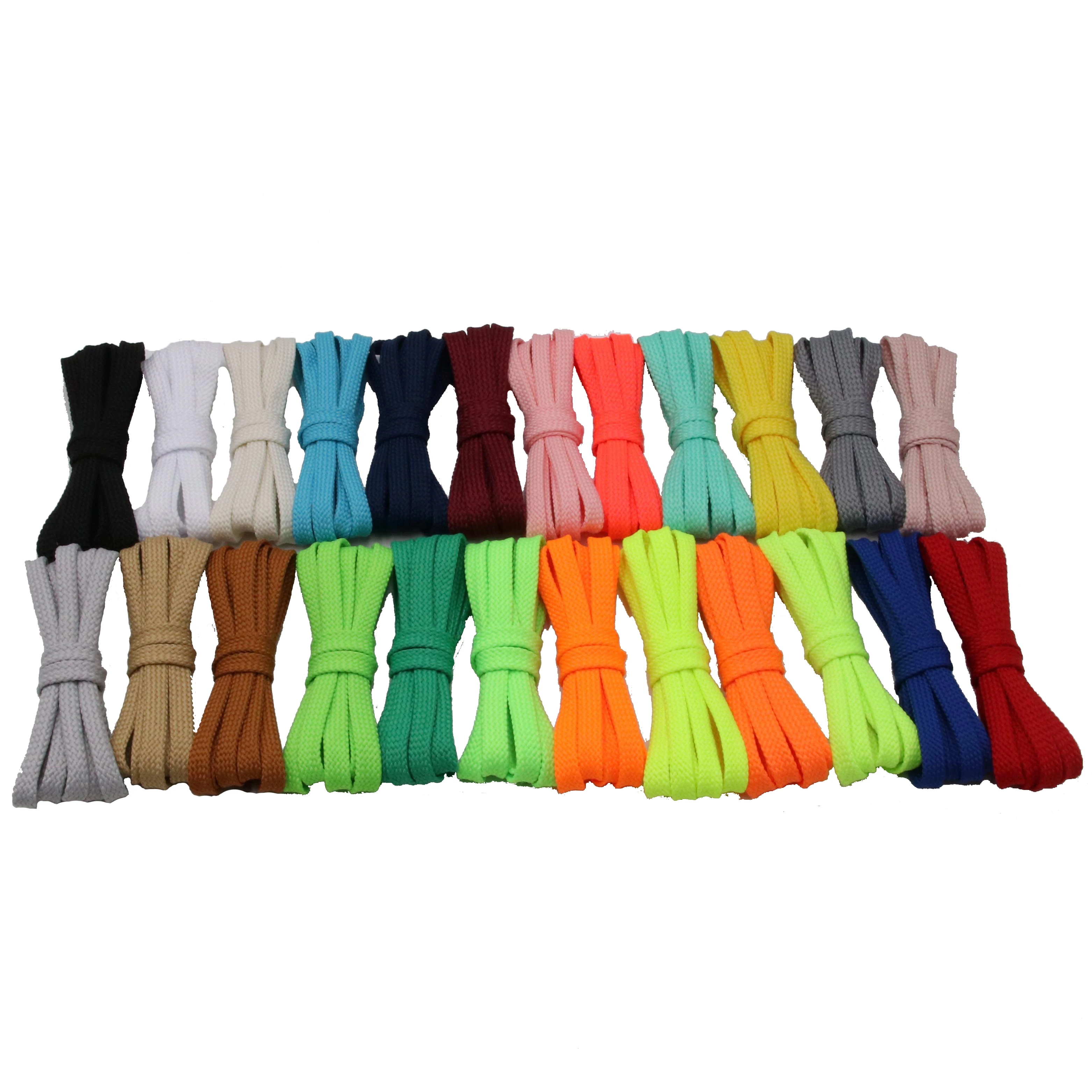 

Wellace 2016 New multi color shoe laces flat athletic shoelaces sneaker laces styles, 24 colors available