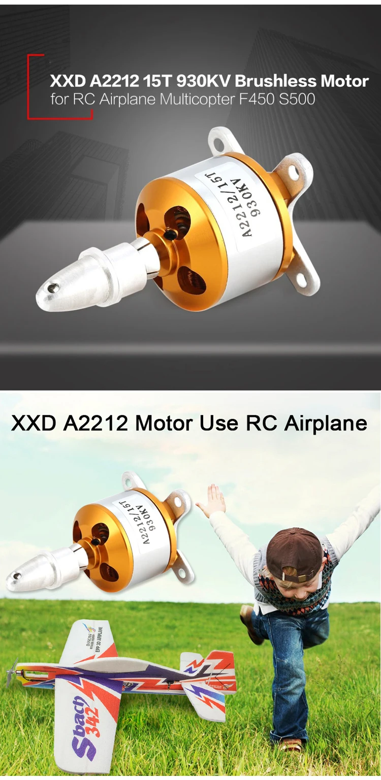 High Performance Customized Xxd 2200kv Rc Drone Motor Brushless For Rc