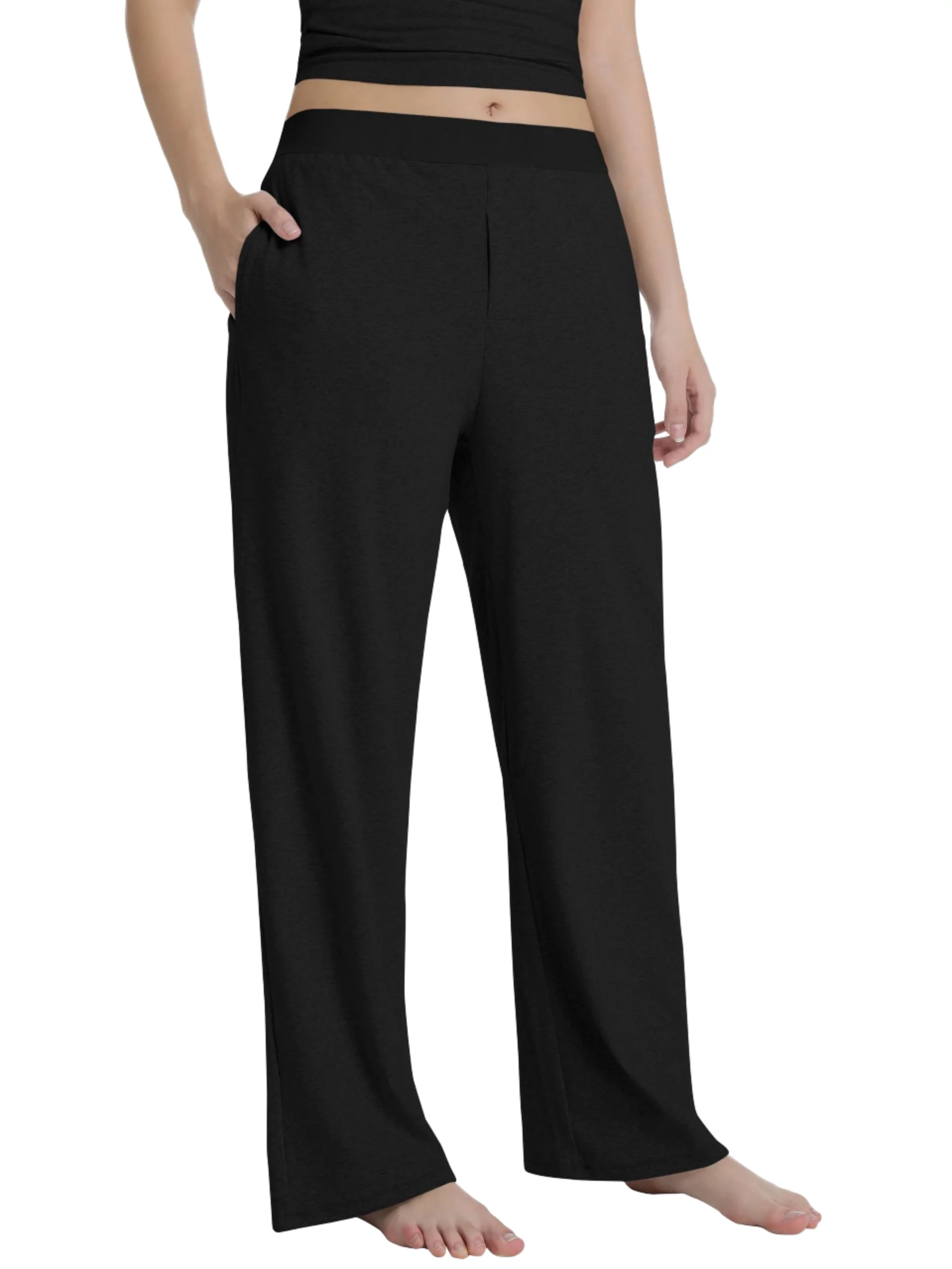 Full Length松紧腰轻量Yoga Pants