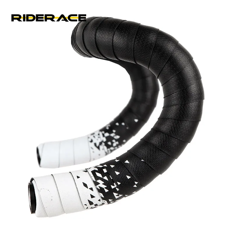 

Colorful Road Bicycle Handlebar Tape Cork Wrap Anti-Vibration Racing Bike Handle Belt EVA+PU Double color riding Straps
