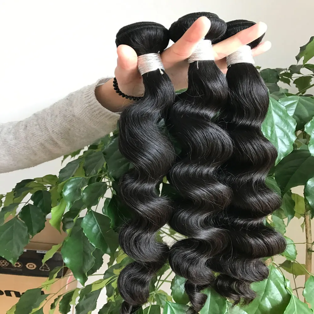 

cuticle aligned wavy 12a grade raw natural virgin remy indian hair