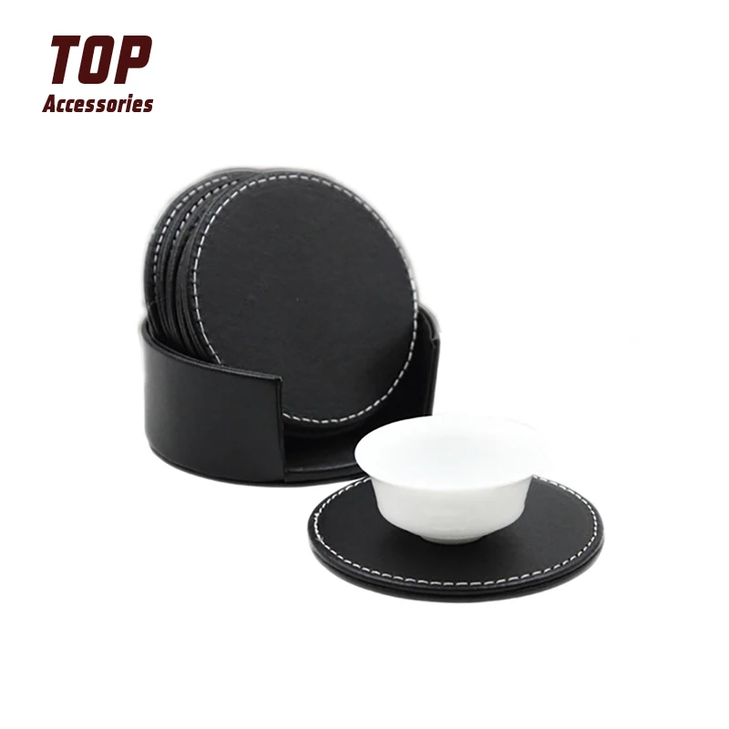 

High Quality Custom Round Drink Coasters Table Mat Sets